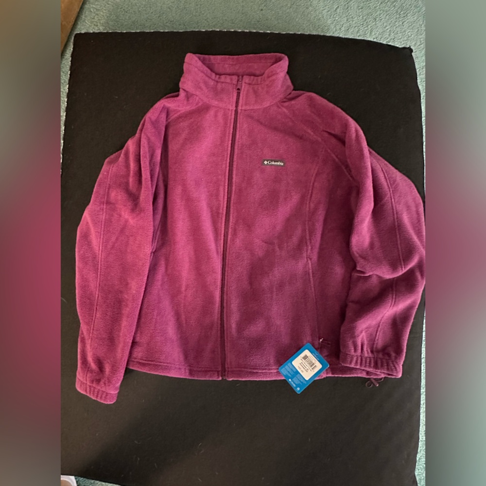 Columbia magenta Fleece jacket